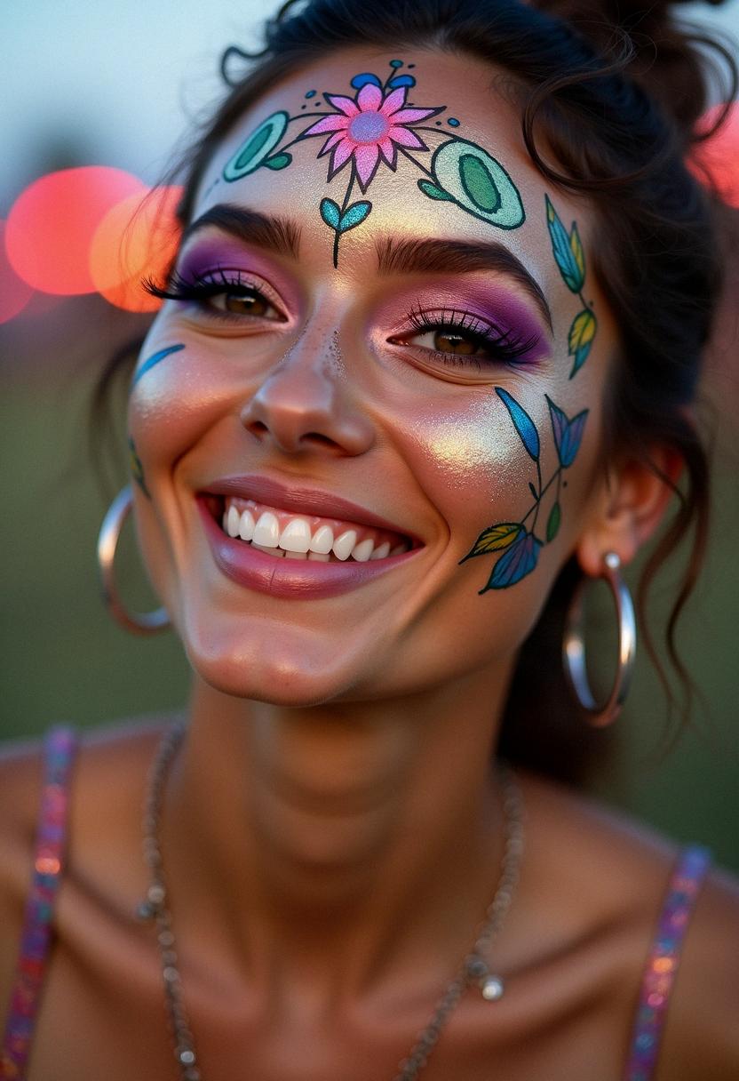 festival makeup