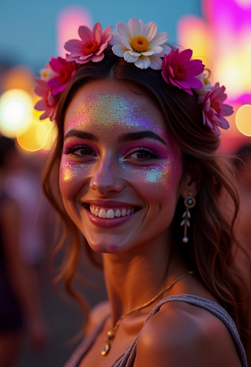 festival makeup
