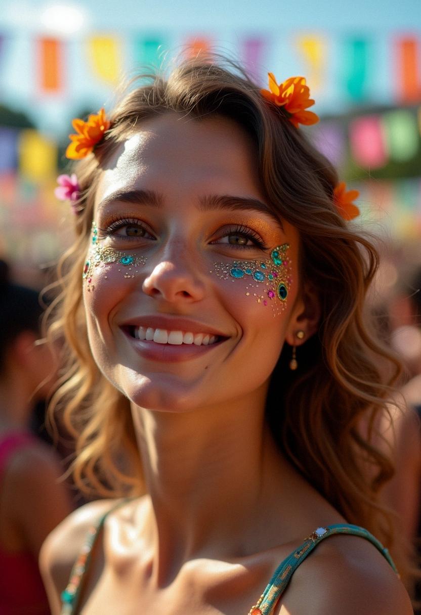 festival makeup