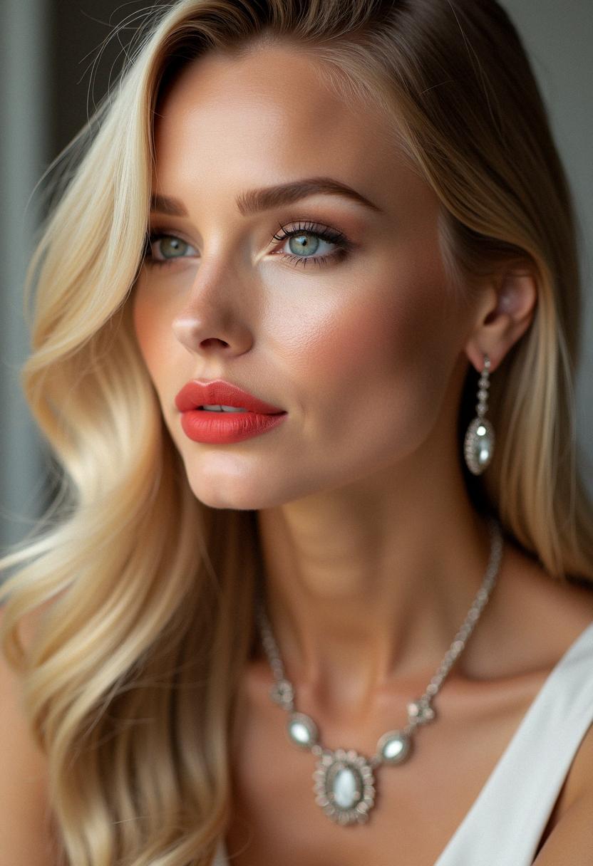 formal makeup for blondes