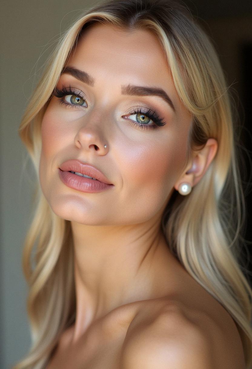 formal makeup for blondes