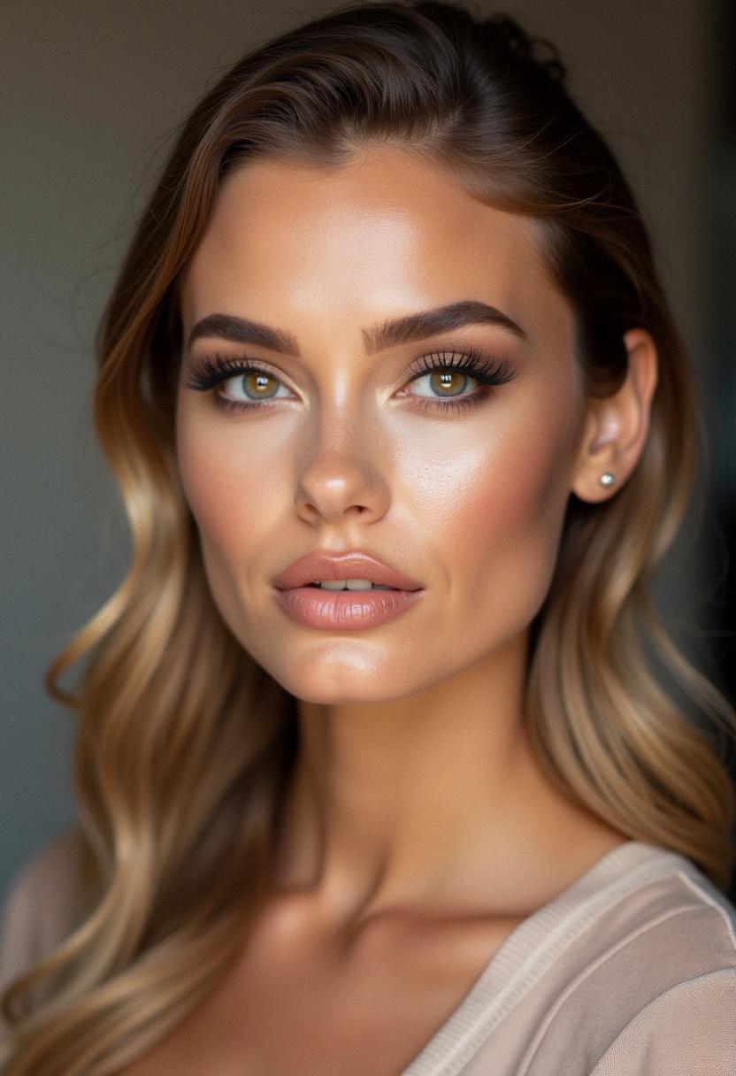 full glam makeup neutral