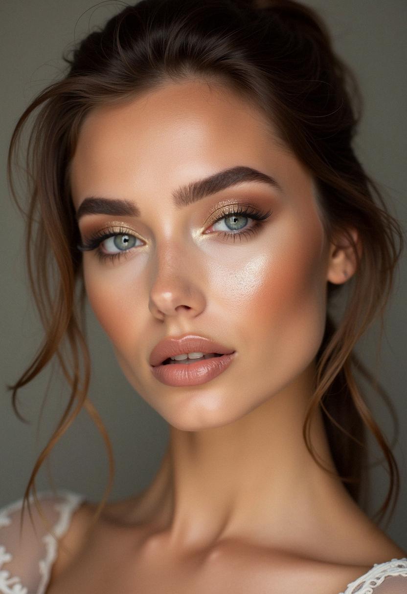 full glam makeup neutral