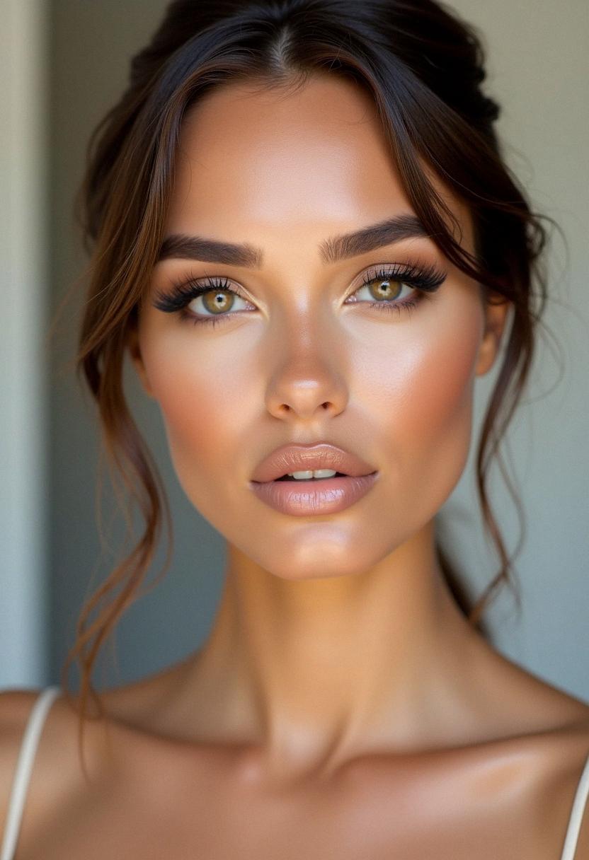 full glam makeup neutral