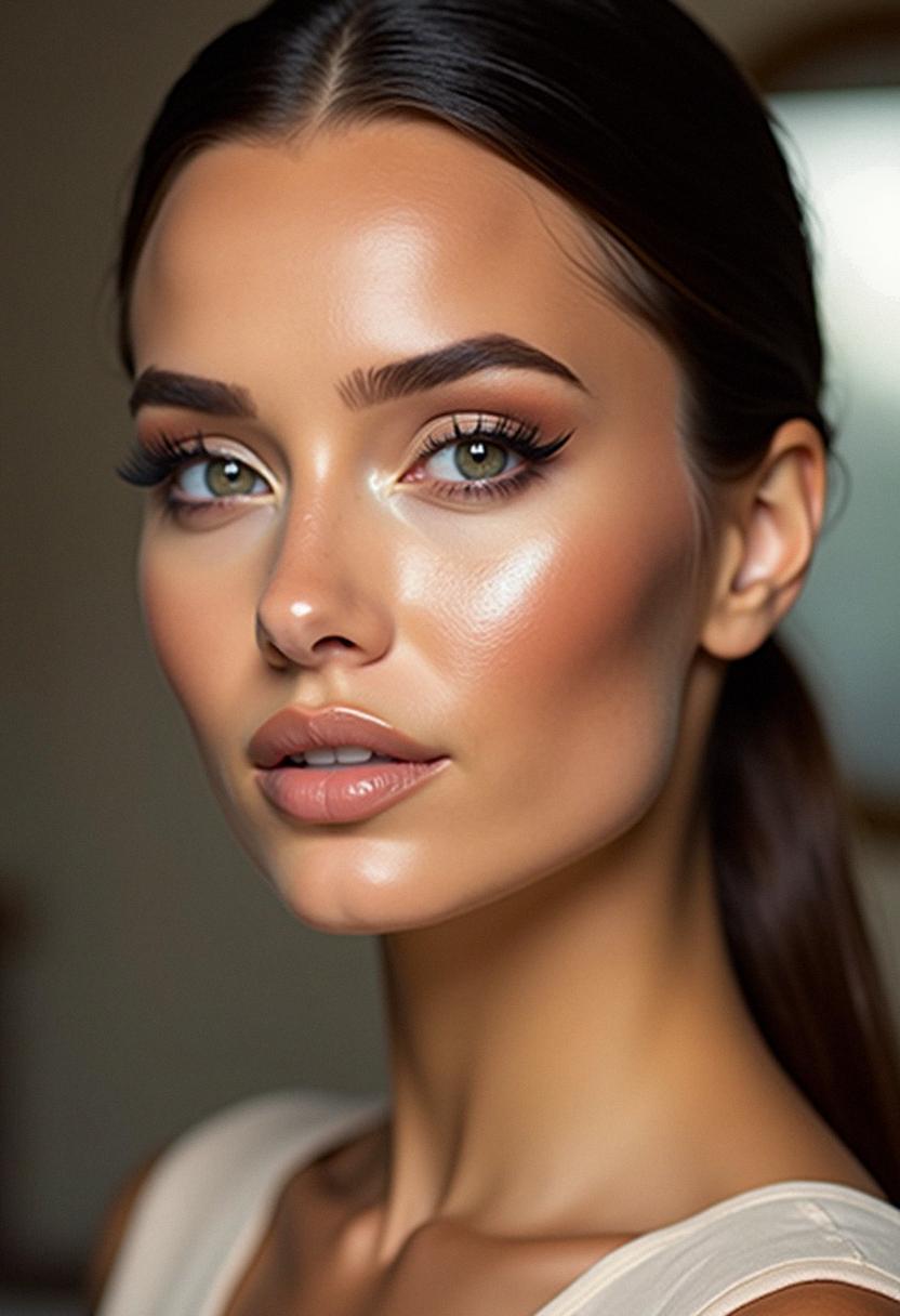 full glam makeup neutral