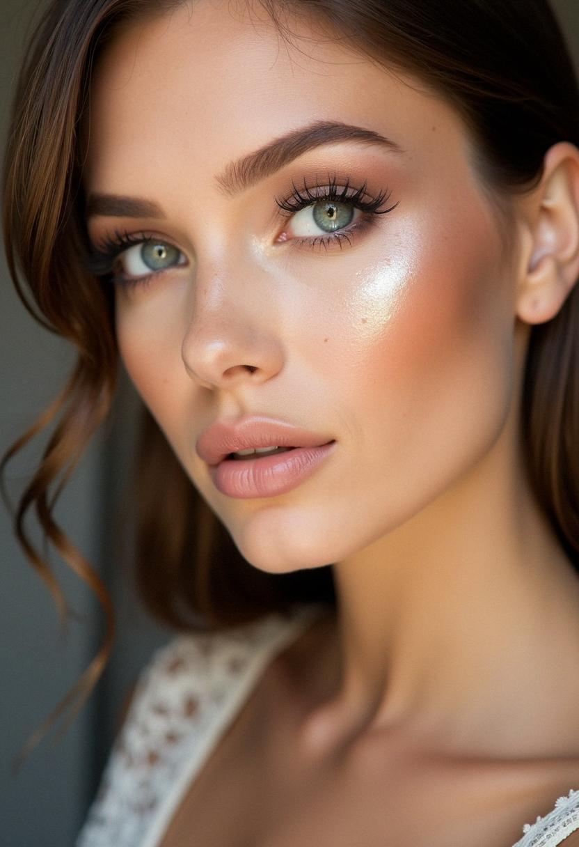 full glam makeup neutral