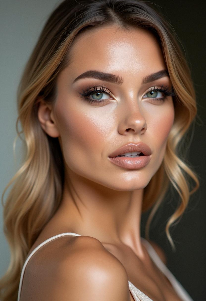full glam makeup neutral