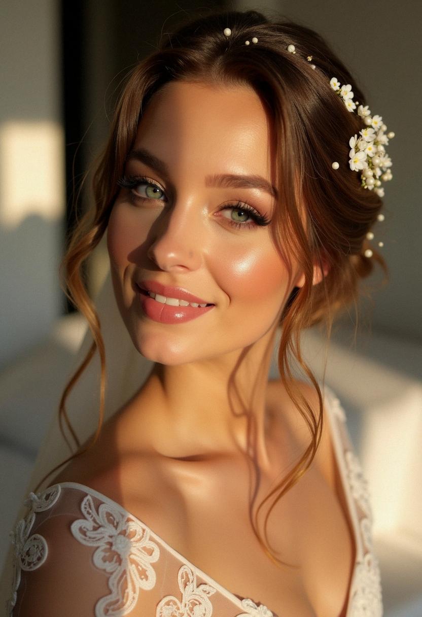 Glowy Makeup Wedding: Radiant Bridal Look The Chic Tribe