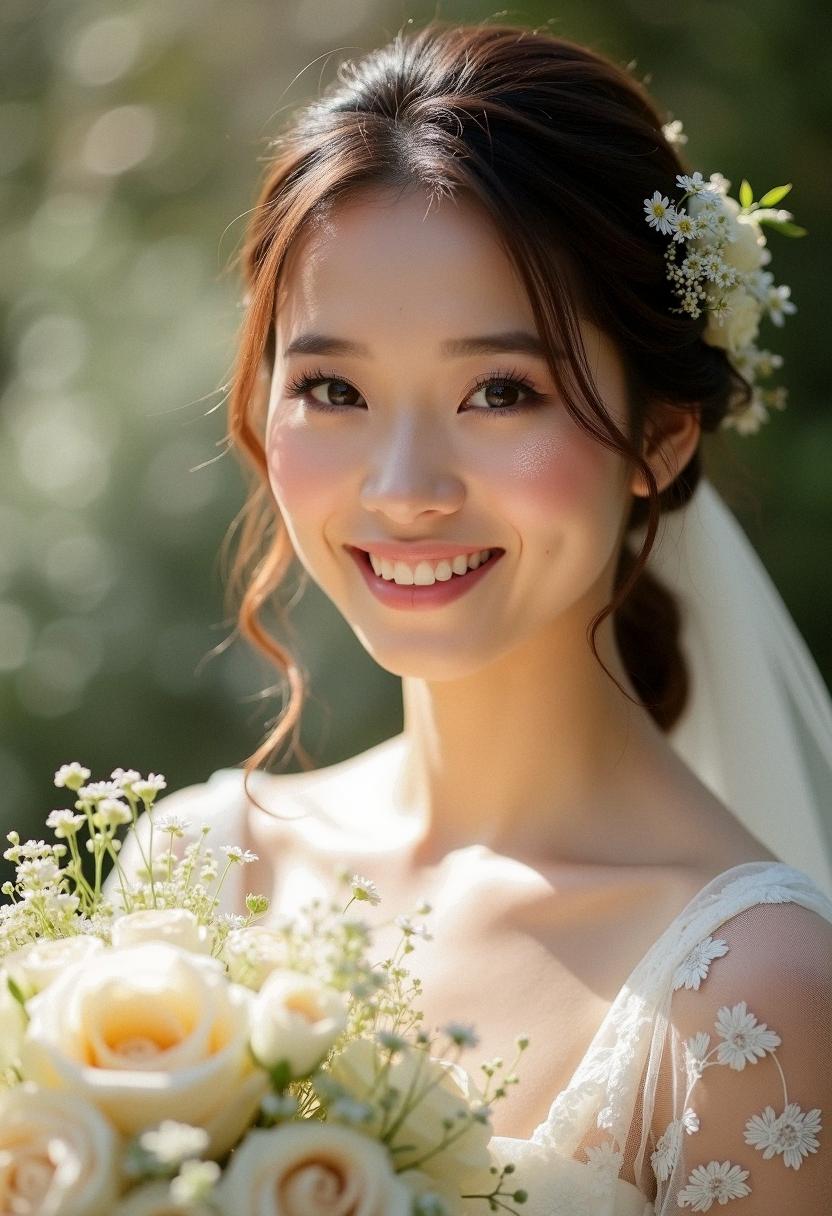 glowy makeup wedding