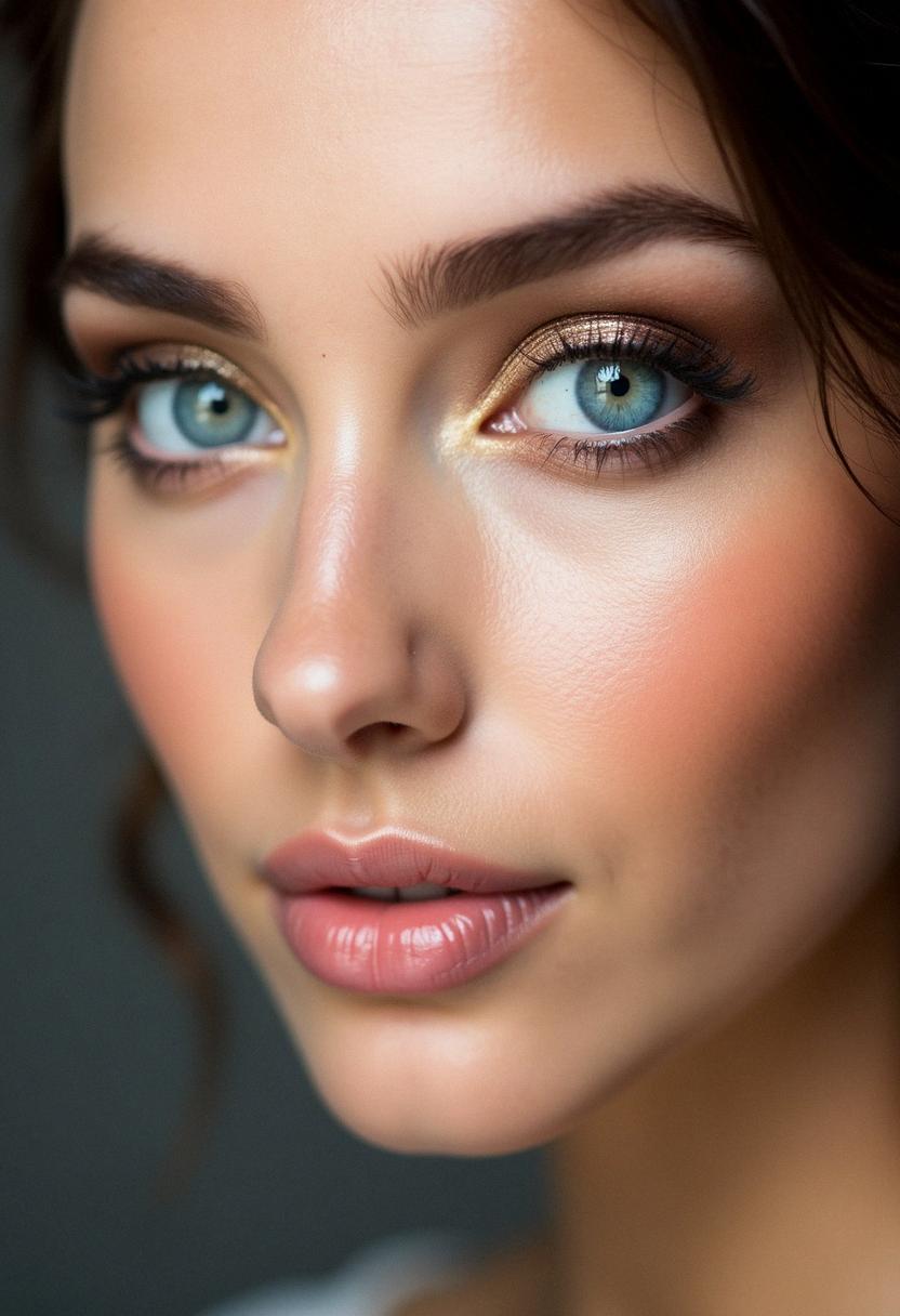 gorgeous makeup for blue eyes
