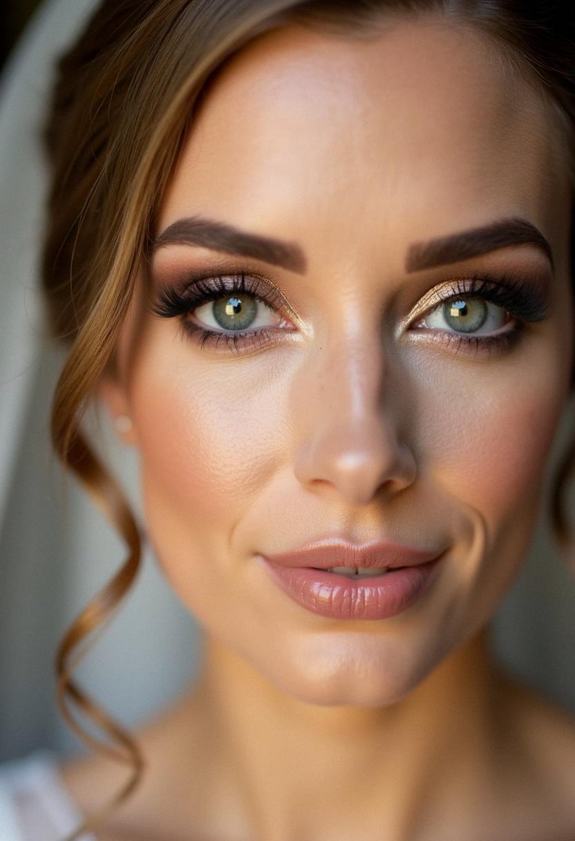 hazel eye makeup wedding