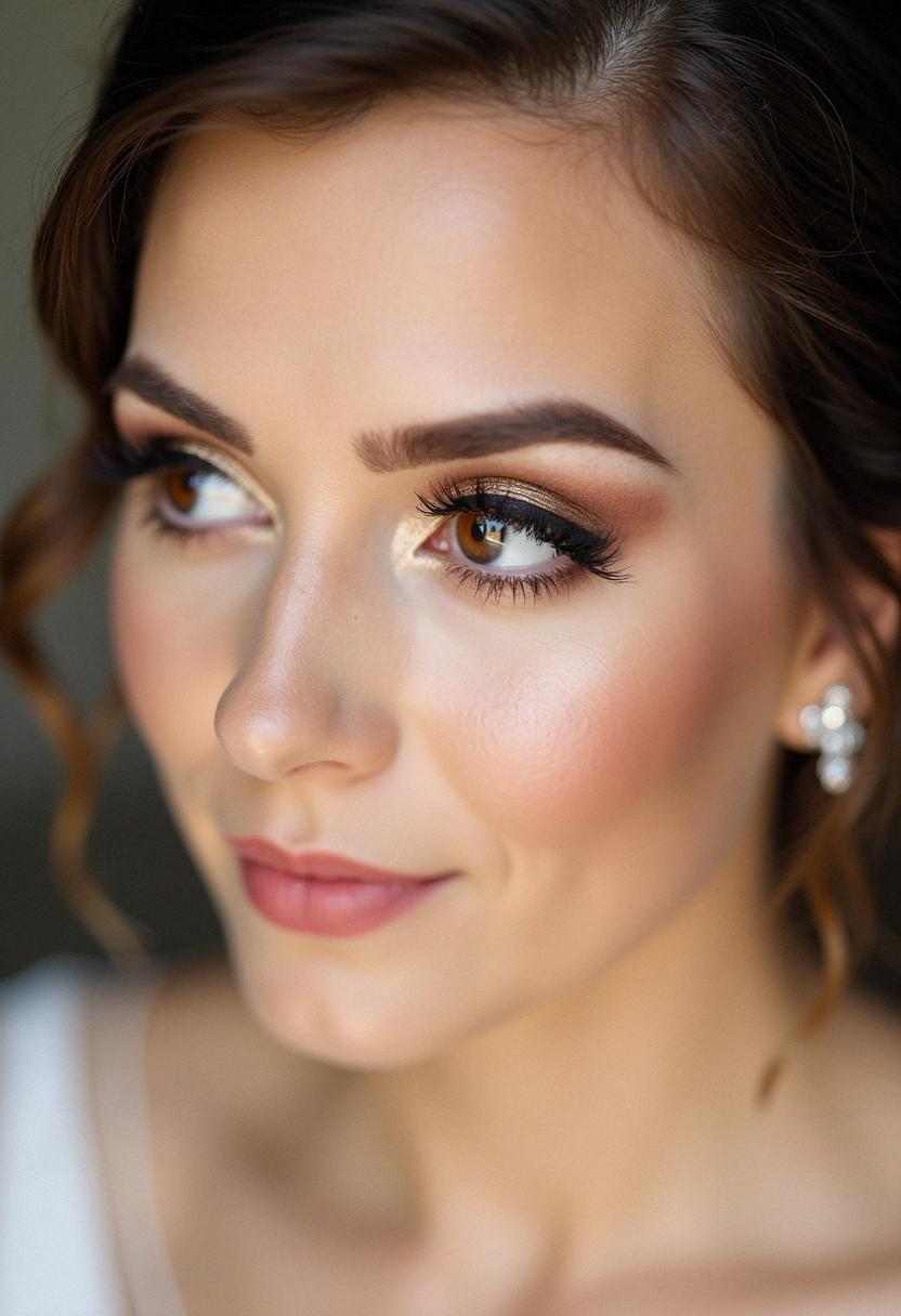 hazel eye makeup wedding