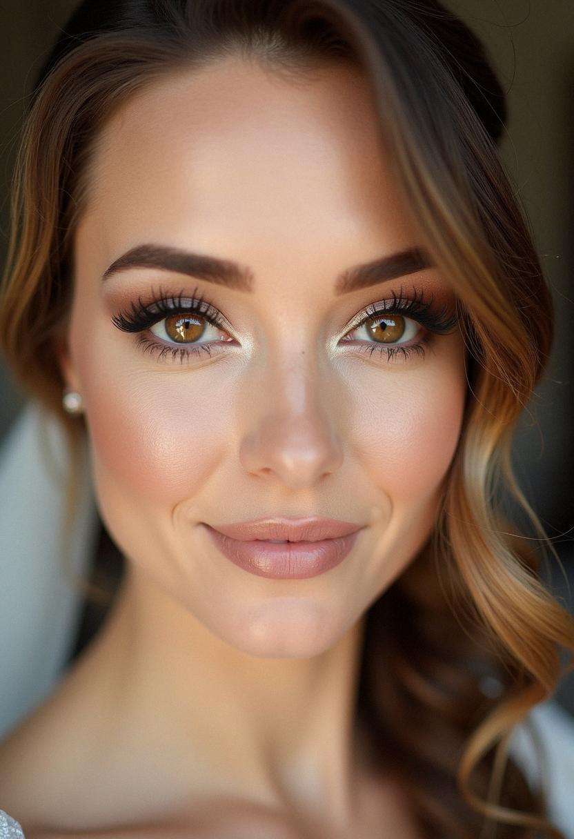hazel eye makeup wedding