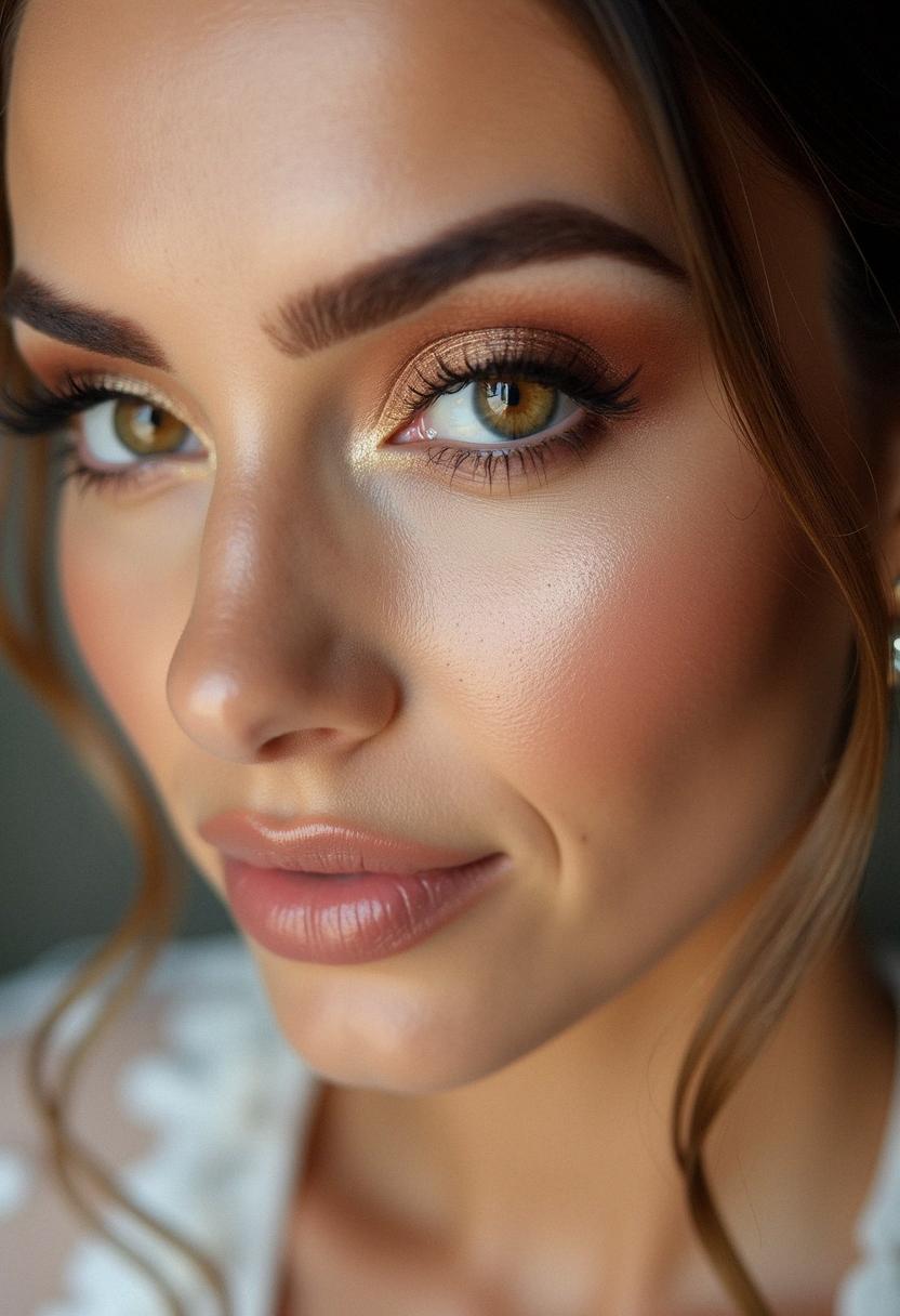 hazel eye makeup wedding