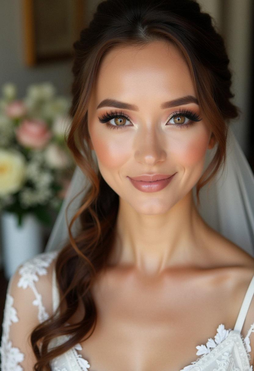 hazel eye makeup wedding