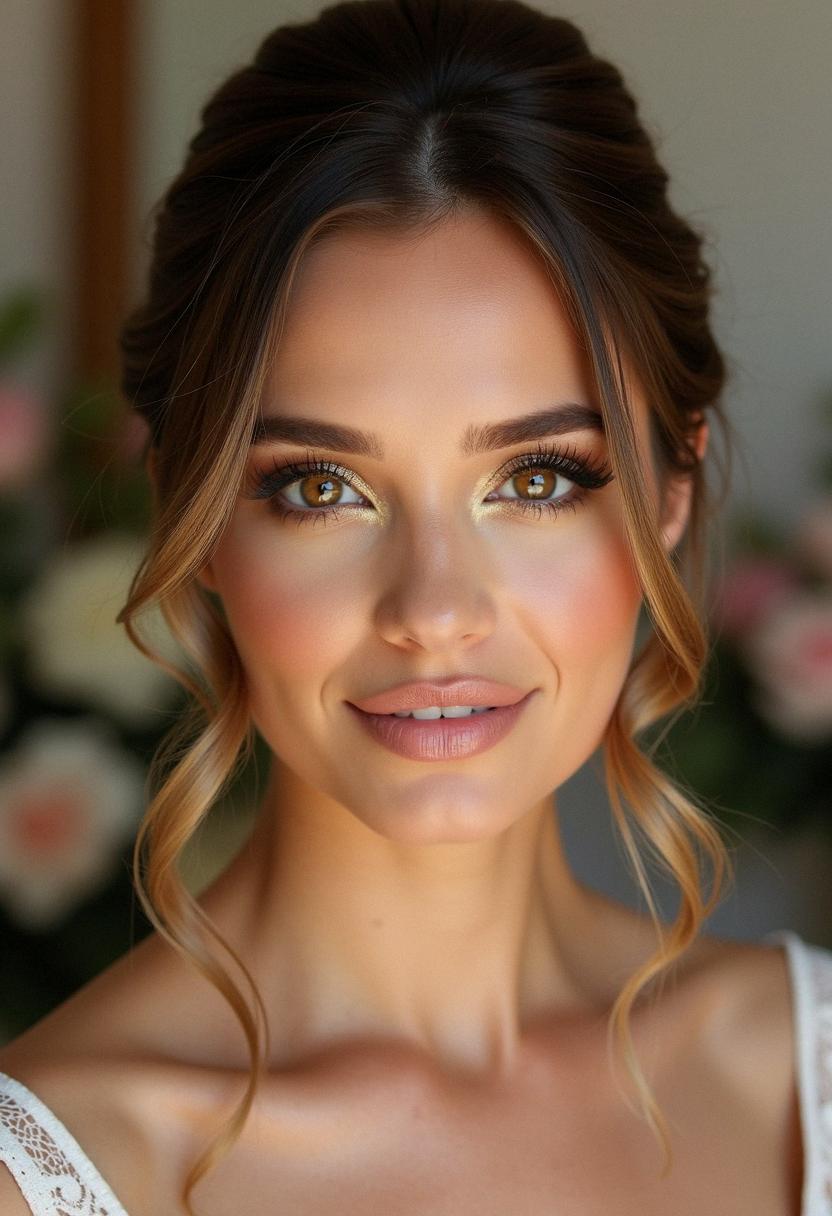 hazel eye makeup wedding