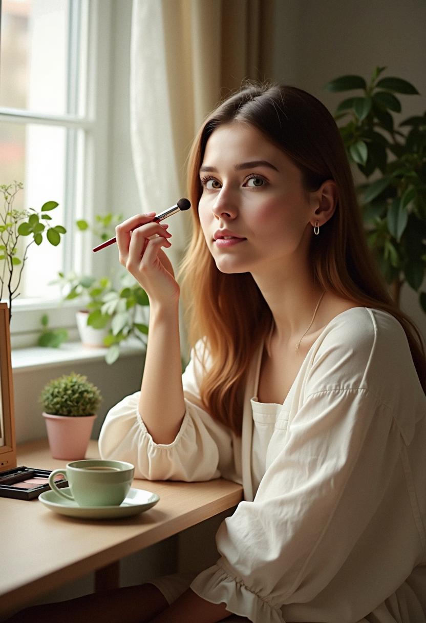 light makeup