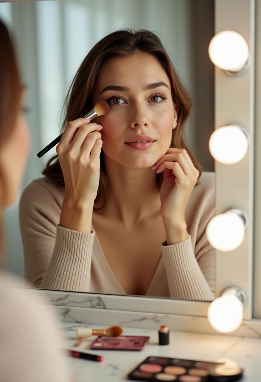 light makeup