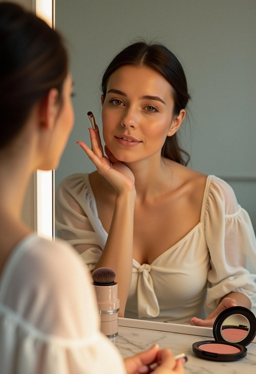 light makeup