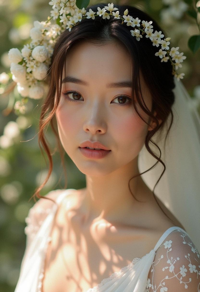 light makeup wedding