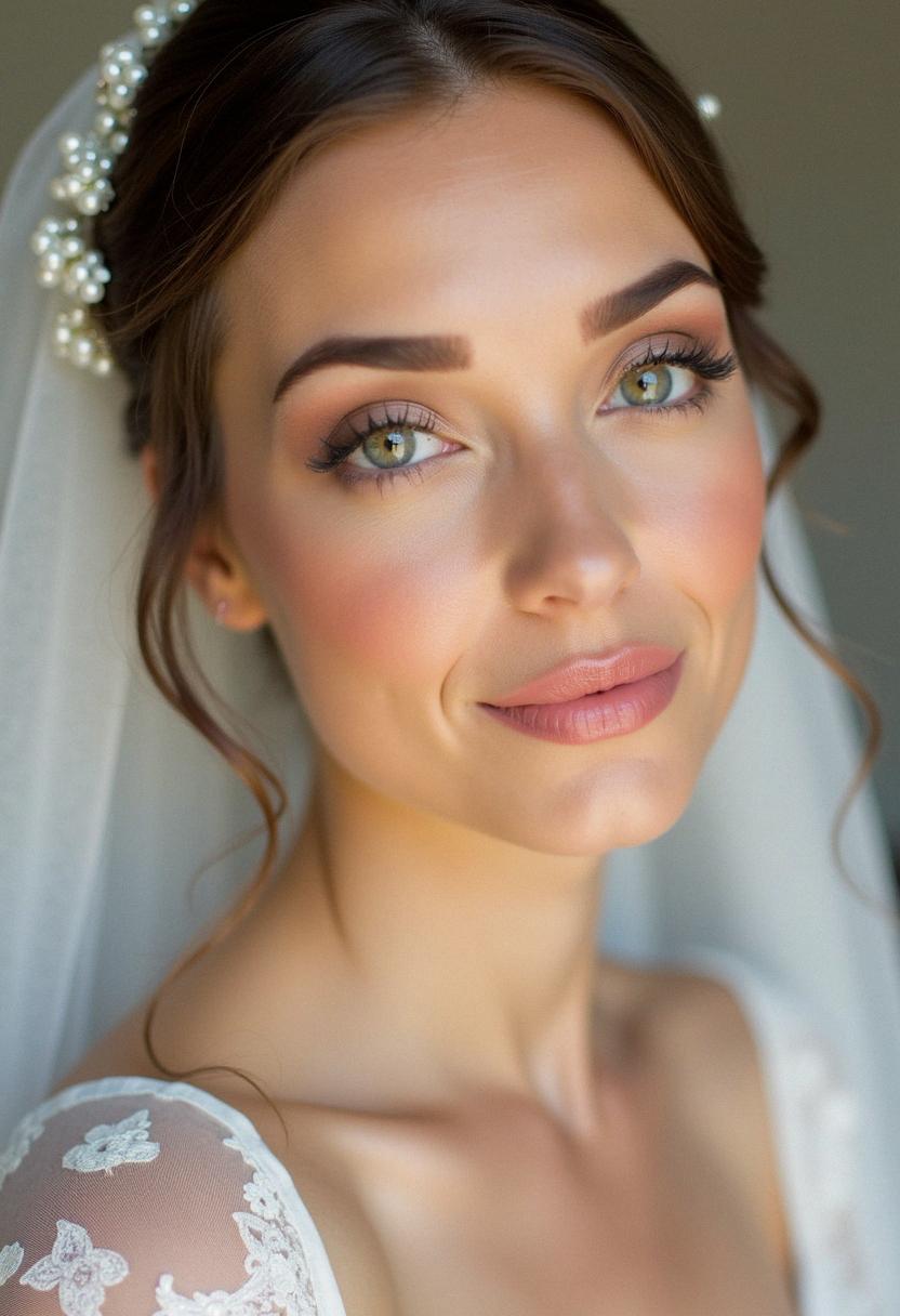 light makeup wedding