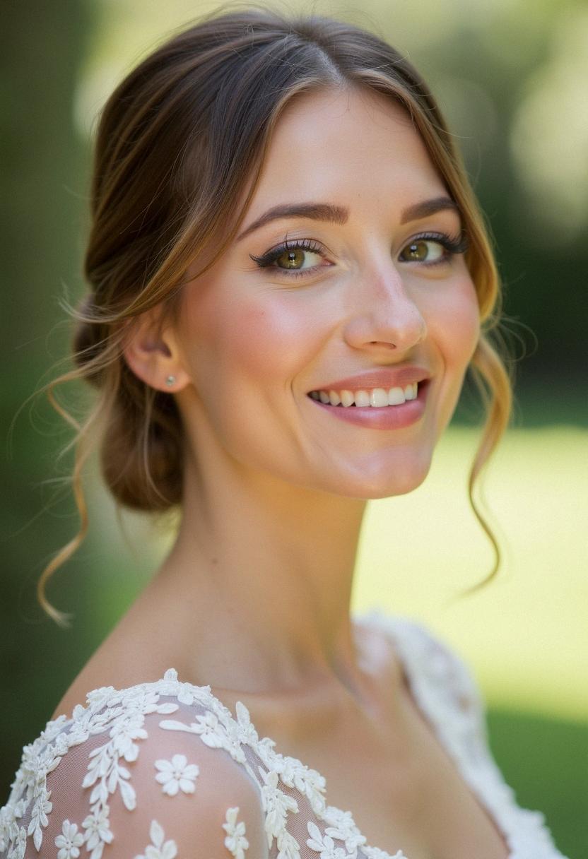 light makeup wedding