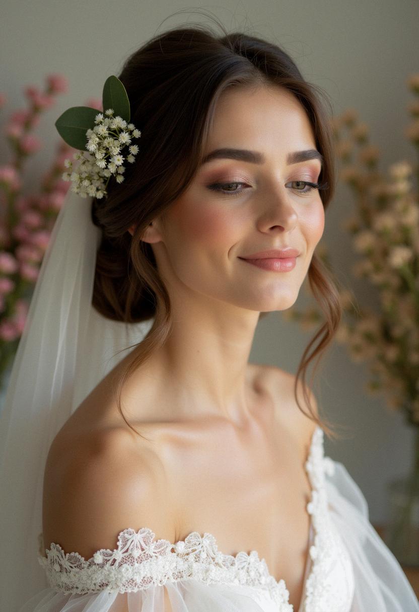 light makeup wedding