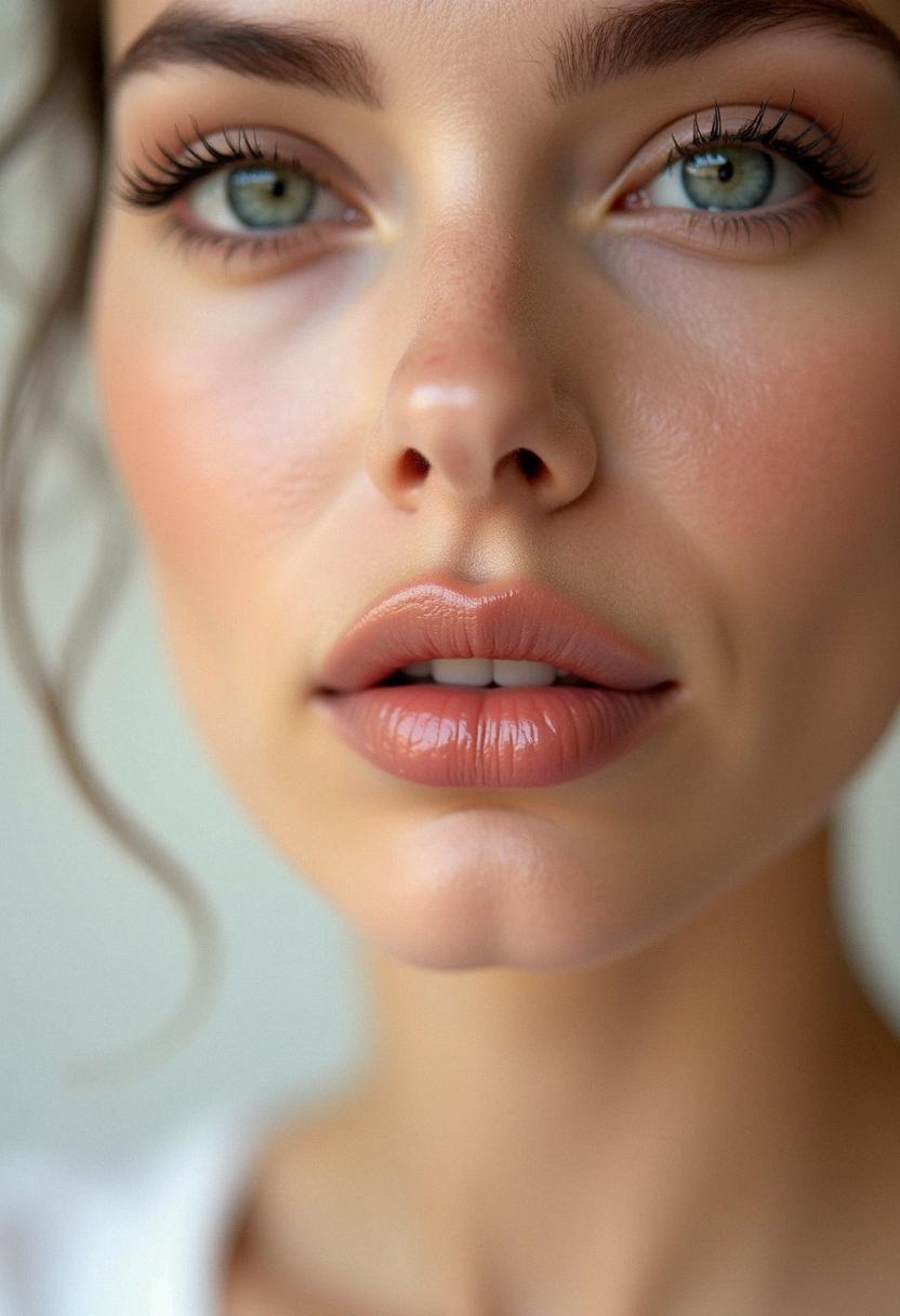 lip gloss makeup look