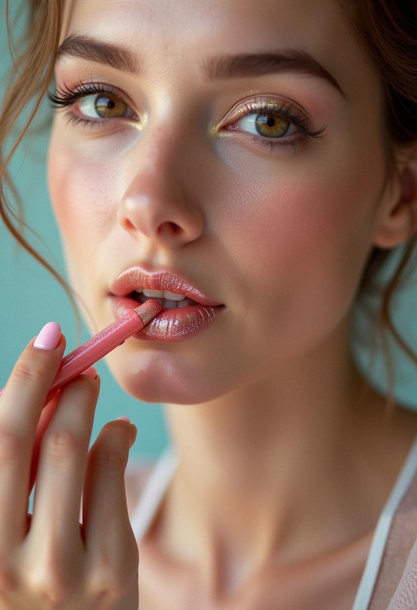 lip gloss makeup look