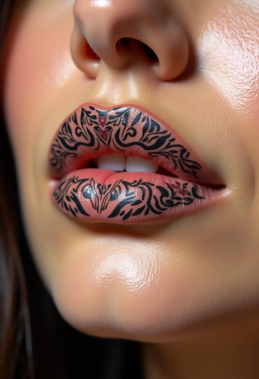 lips tattoo lips tattoo
