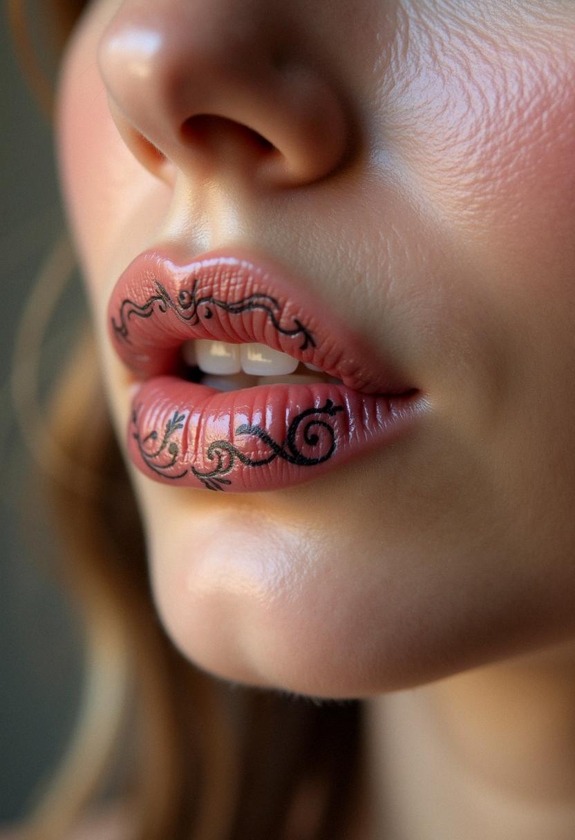 lips tattoo lips tattoo