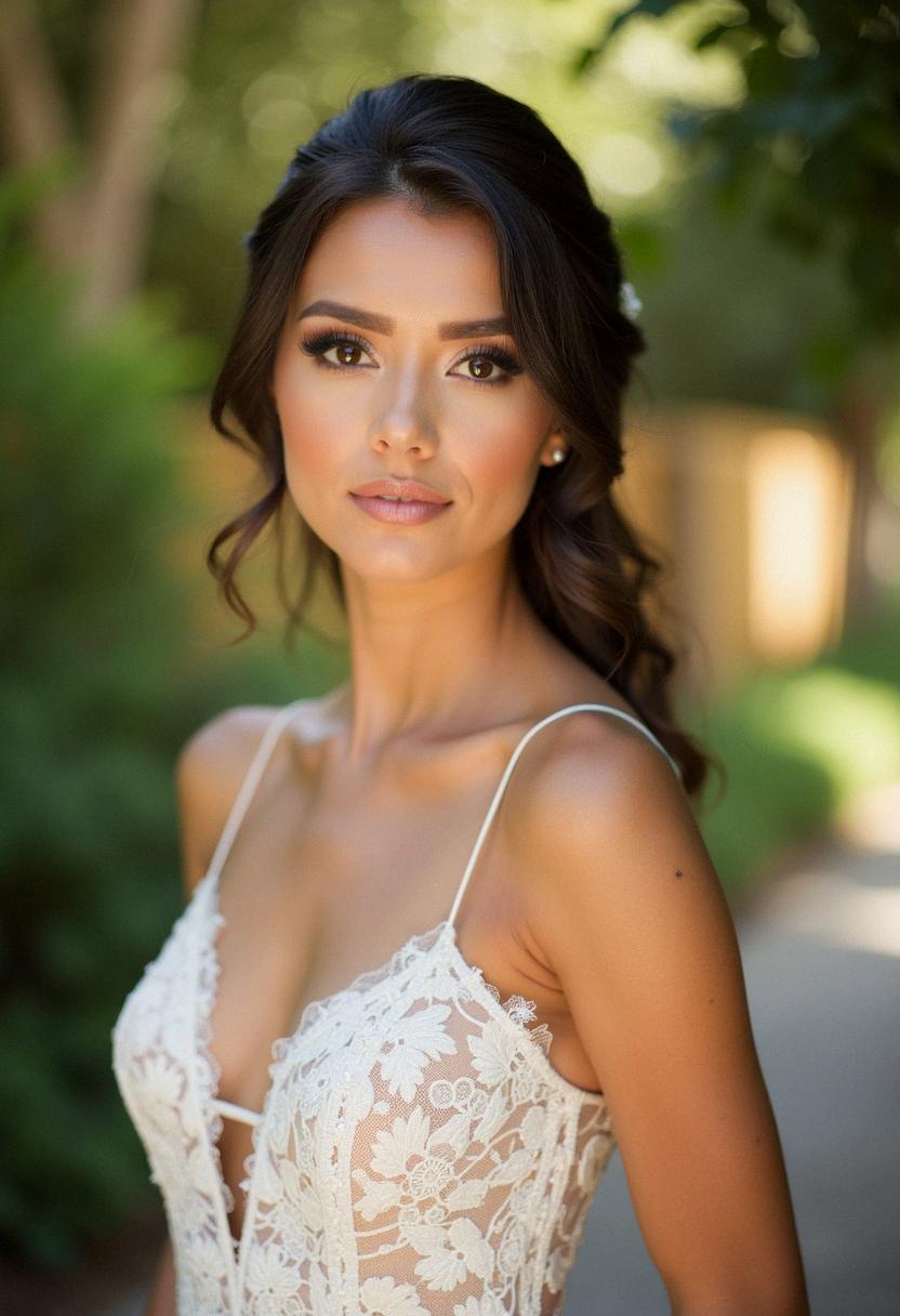 makeup bride brown eyes
