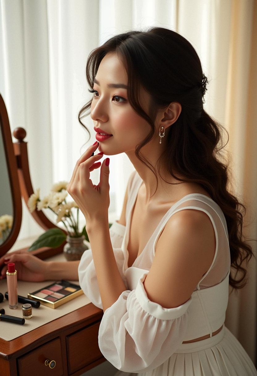 makeup bride brunette