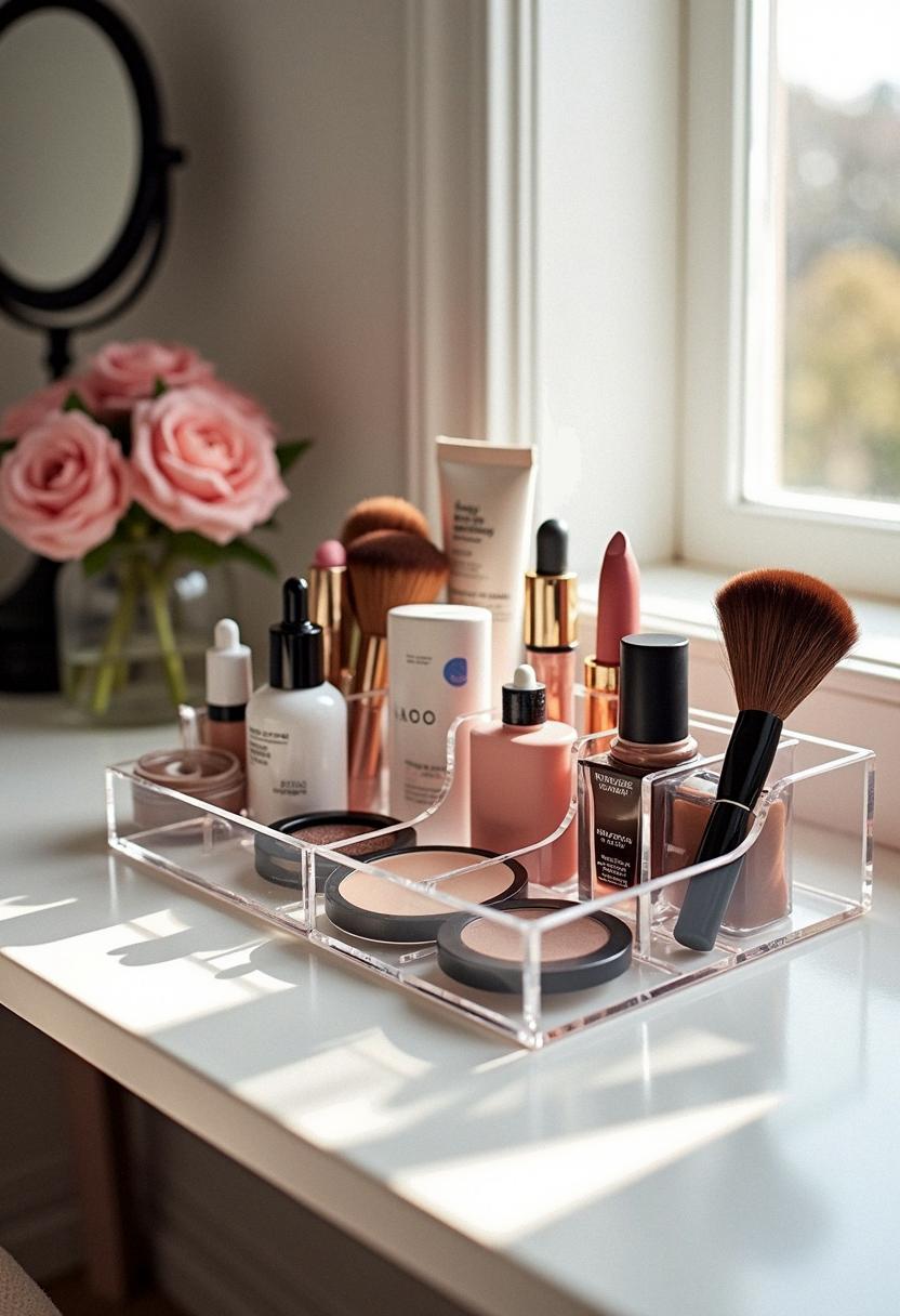 makeup desk organizer