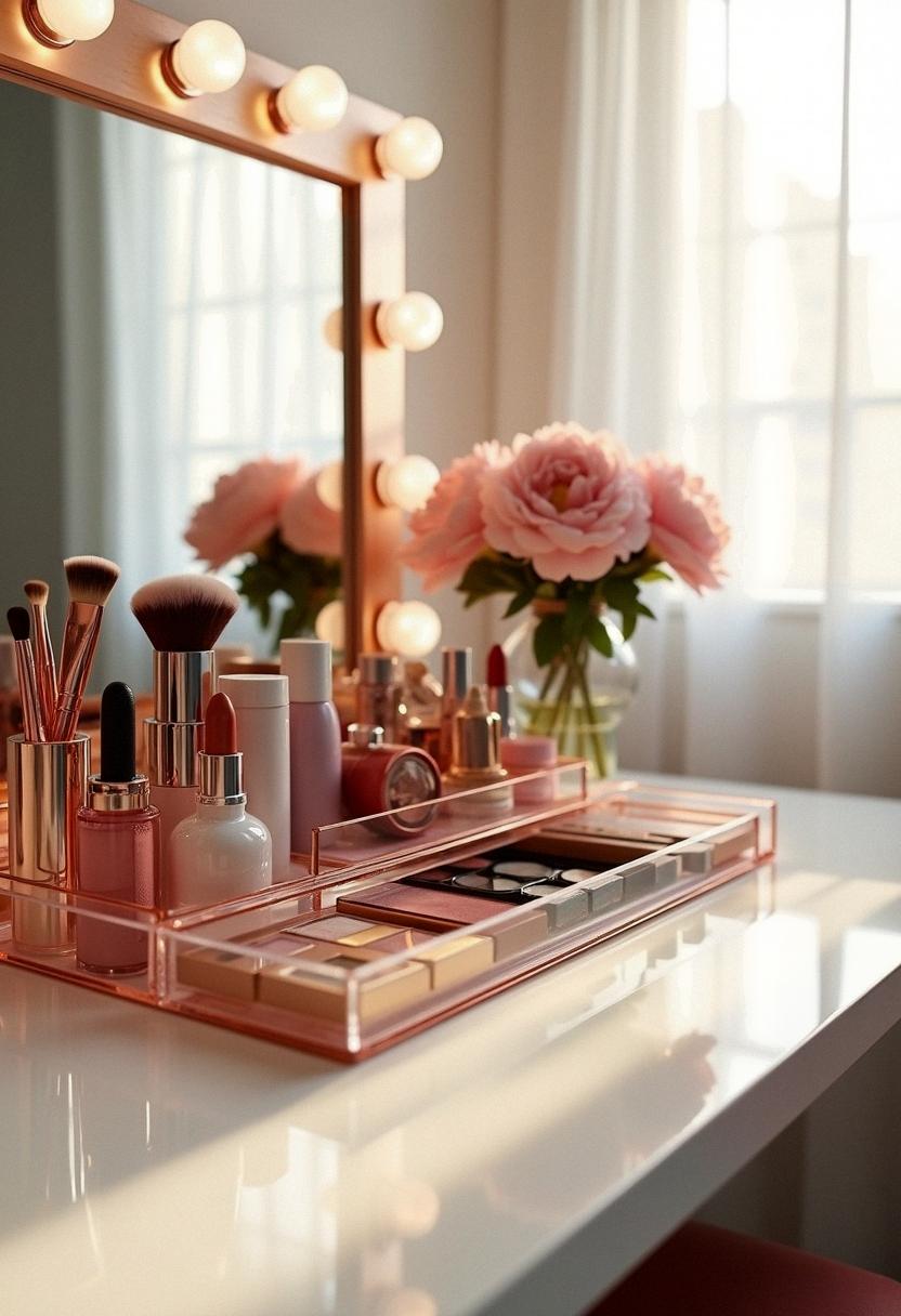 makeup desk organizer
