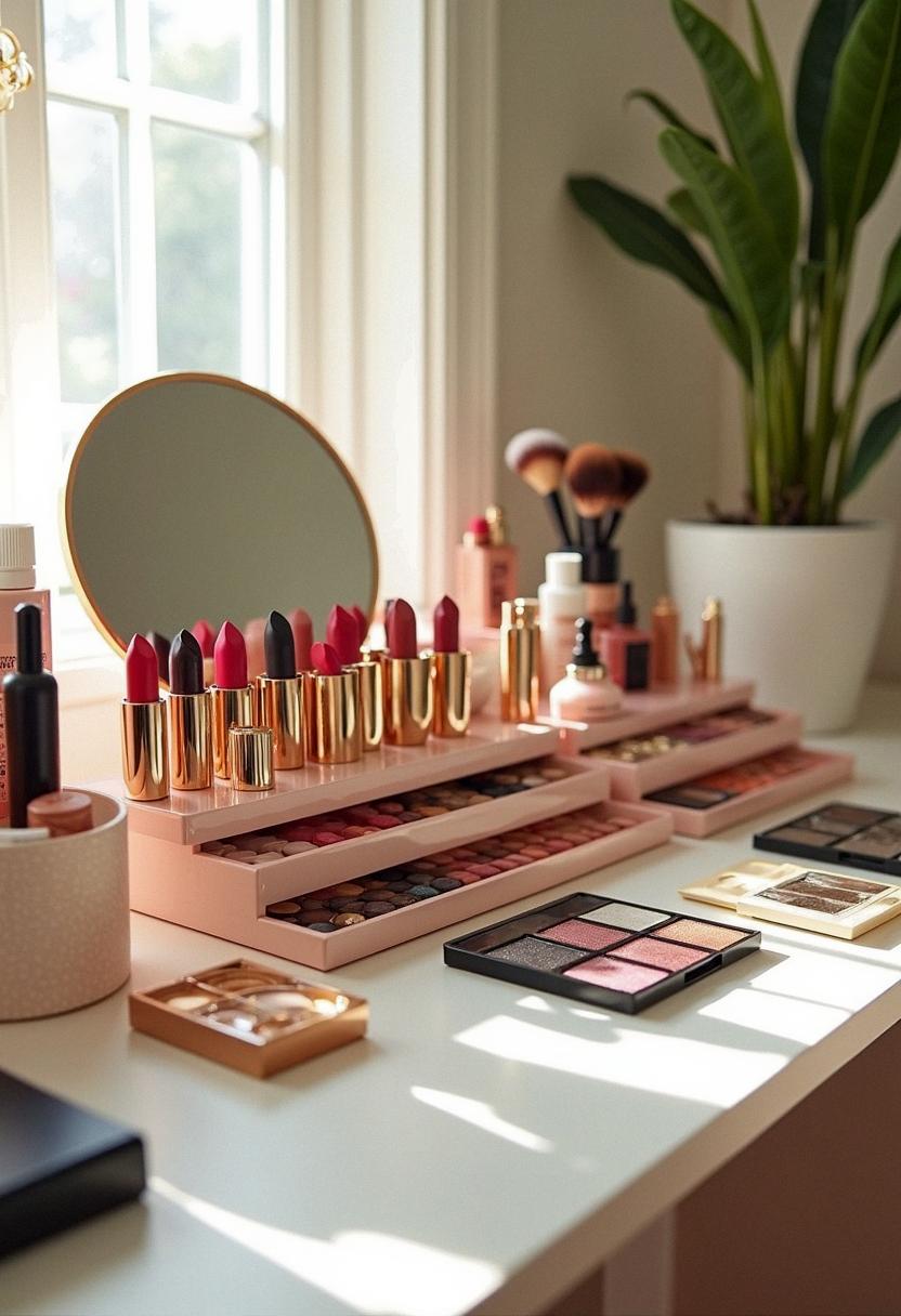 makeup desk organizer
