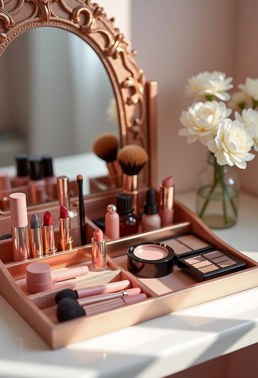 makeup desk organizer
