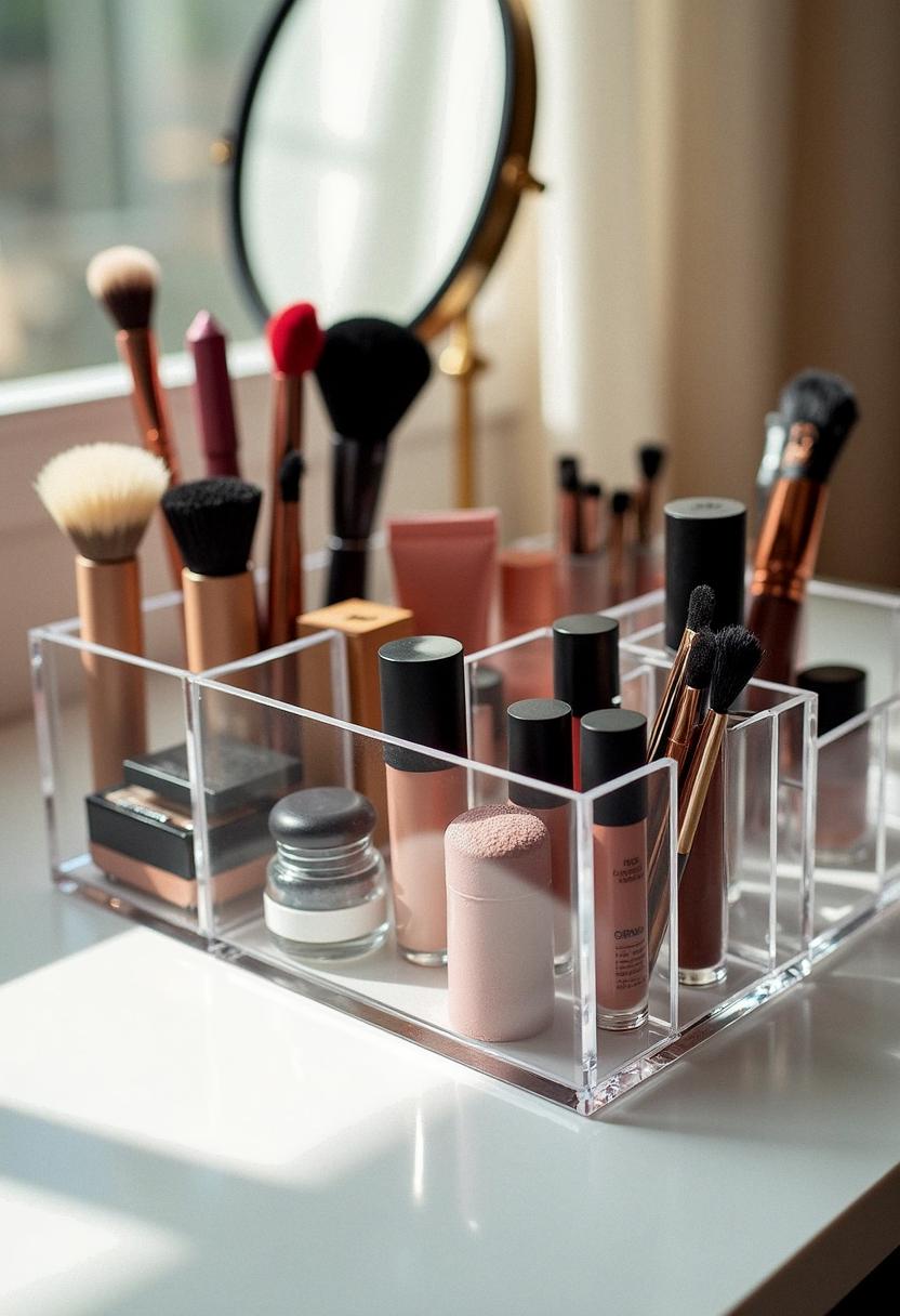 makeup desk organizer