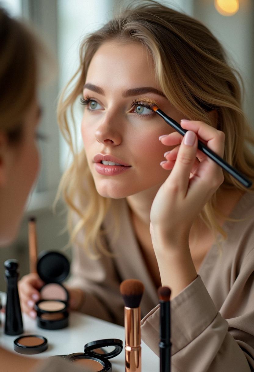 makeup for blonde eyebrows