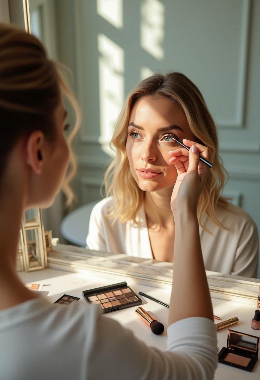 makeup for blonde eyebrows