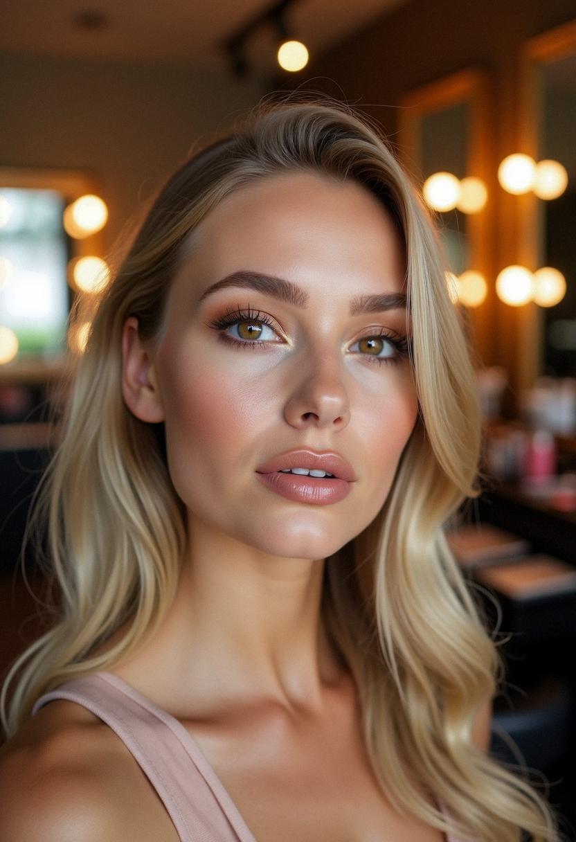 makeup for blonde hair brown eyes