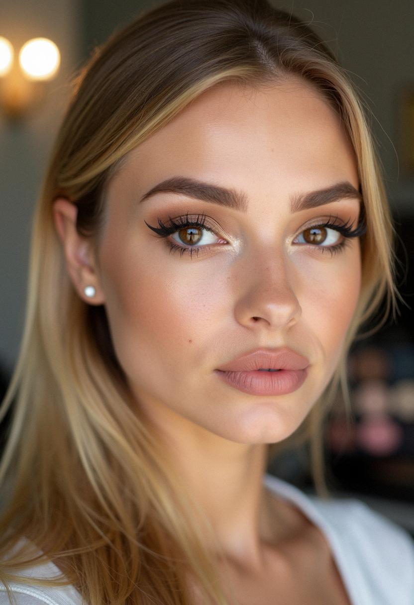 makeup for blonde hair brown eyes