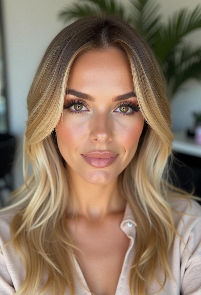 makeup for blonde hair brown eyes