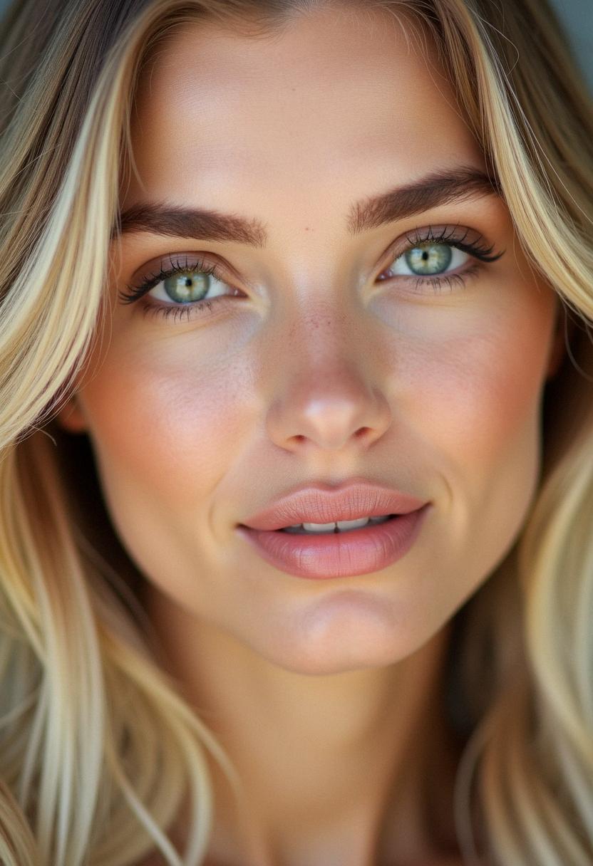 makeup for blonde hair green eyes