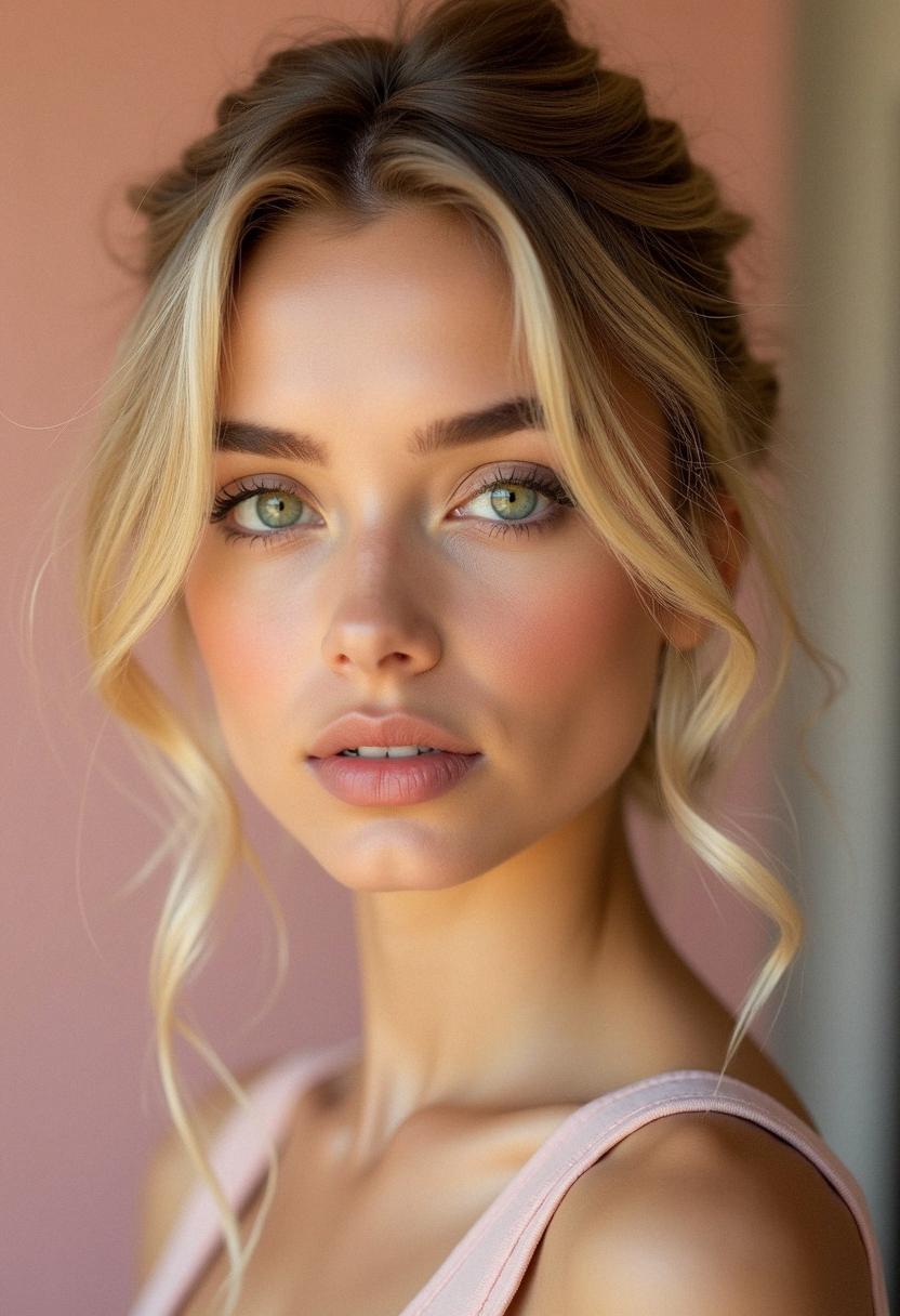 makeup for blonde hair green eyes