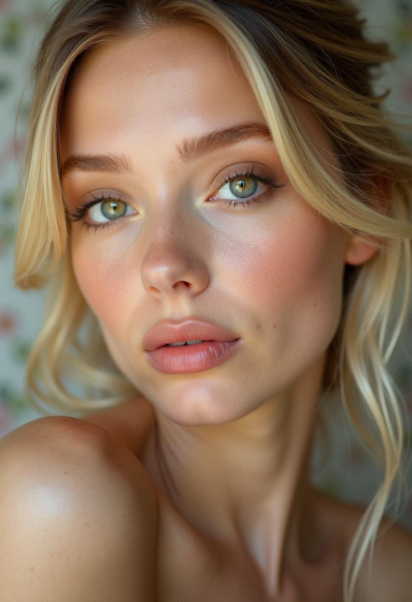makeup for blonde hair green eyes