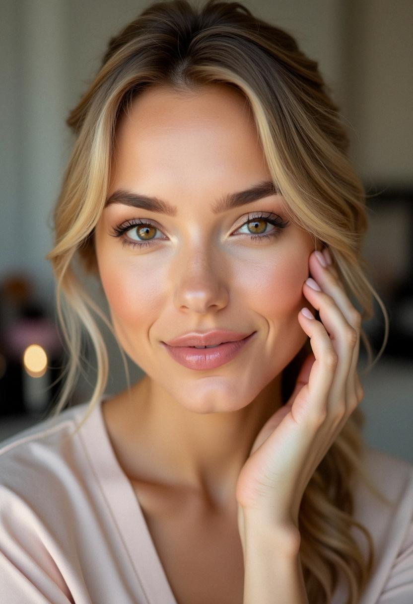 makeup for blondes with brown eyes natural