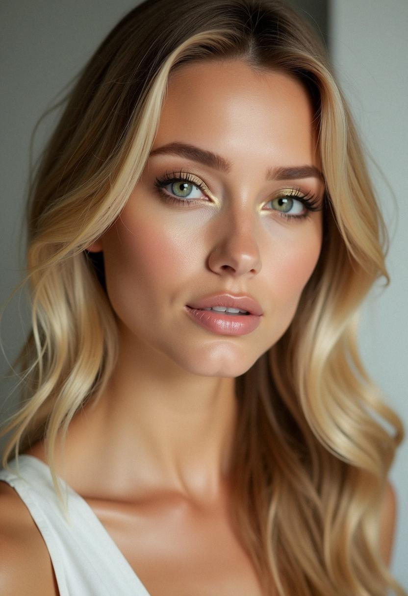 makeup for blondes with green eyes natural