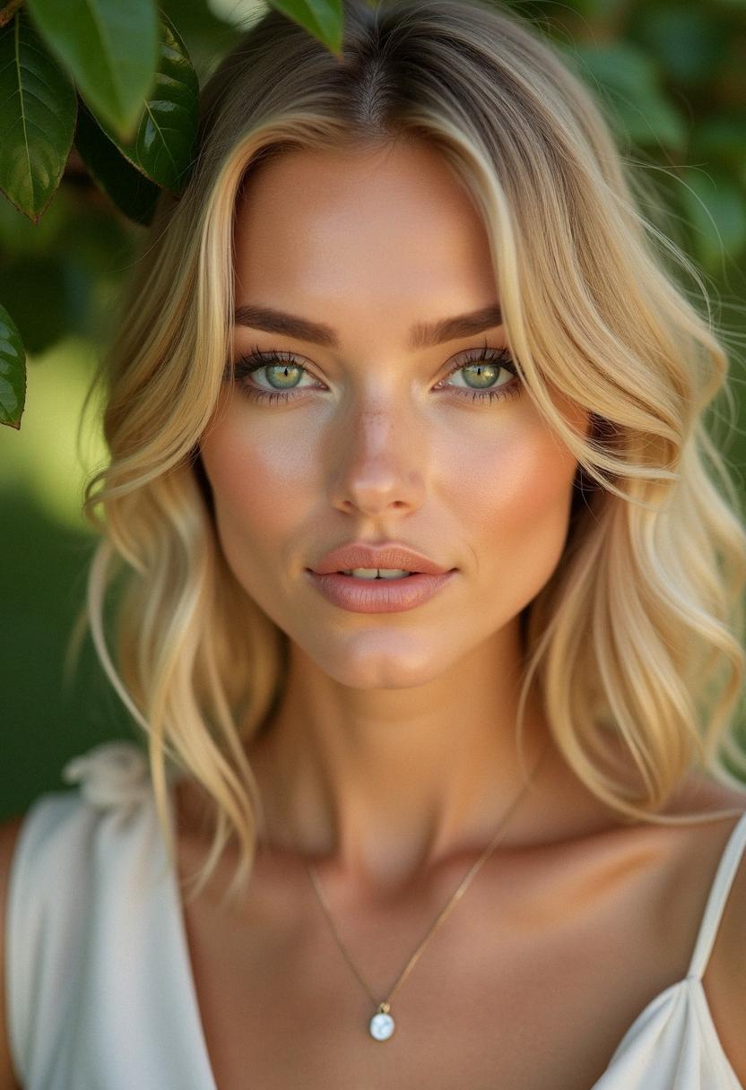 makeup for blondes with green eyes natural