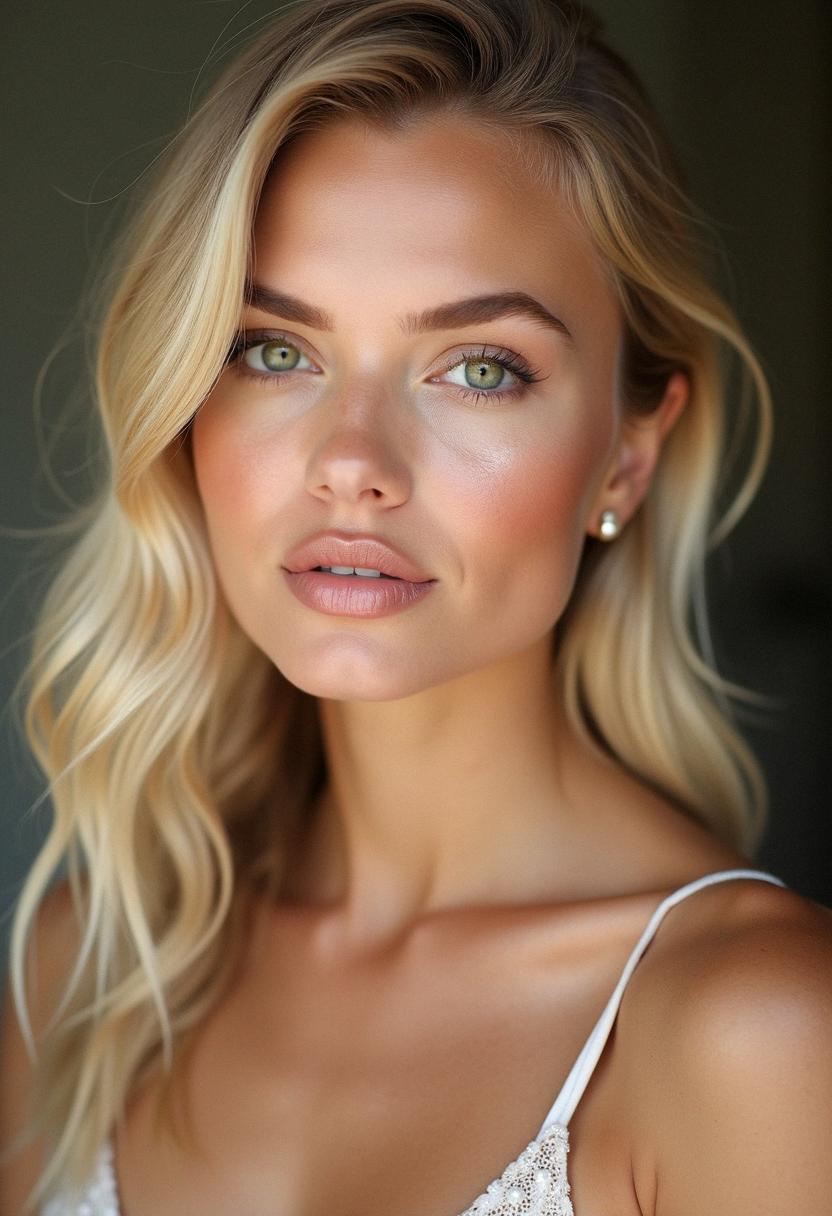 makeup for blondes with green eyes natural